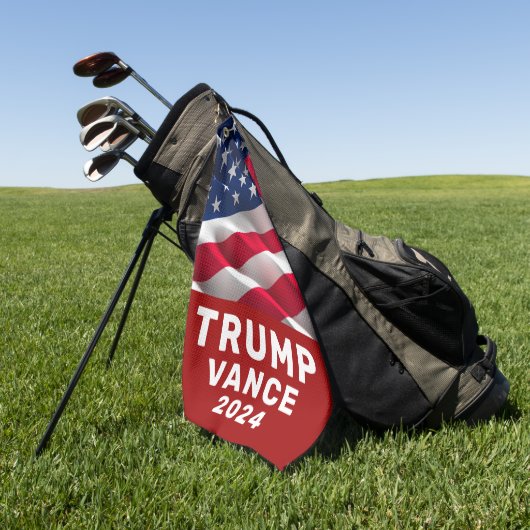 Trump Vance 2024 Golfhanddoek (Groen)