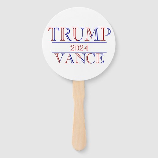 Trump Vance 2024 Handwaaier (Voorkant)