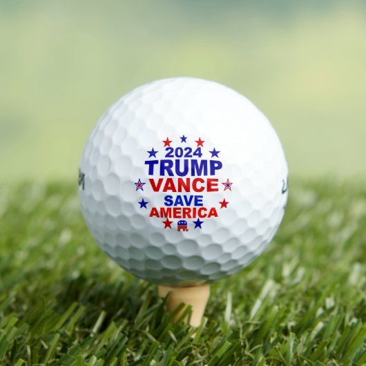 Trump Vance 2024 heeft Amerika gered Golfballen (Insitu Shirt)