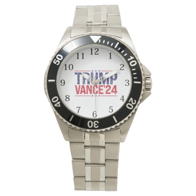 Trump Vance 2024 Horloge (Voorkant)