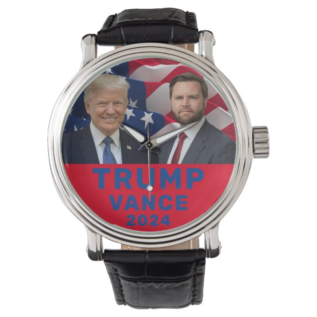 Trump Vance 2024 Horloge (Voorkant)