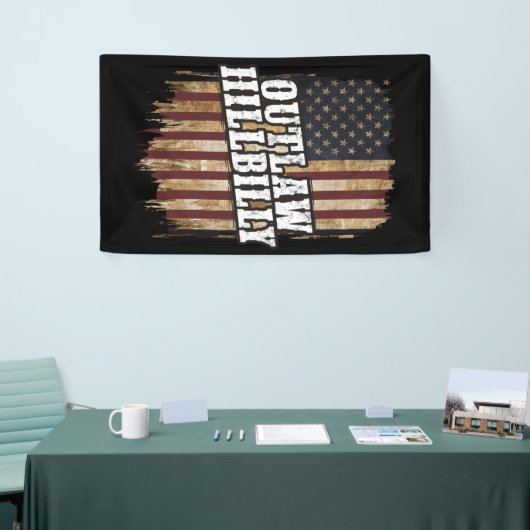 Trump Vance 2024 J.D. Vance Outlaw Hillbilly Spandoek (Beurs)