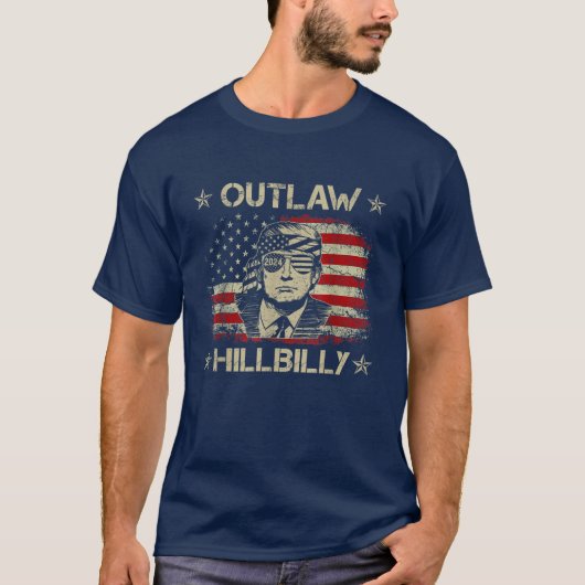 Trump Vance 2024 J.D. Vance Outlaw Hillbilly T-shirt (Voorkant)