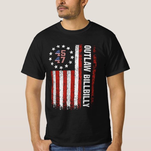 Trump Vance 2024 J.D. Vance Outlaw Hillbilly T-shirt (Voorkant)