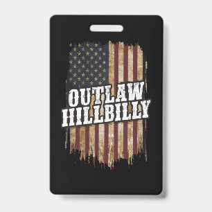 Trump Vance 2024 J.D. Vance Wetsdijk Hillbilly Badge
