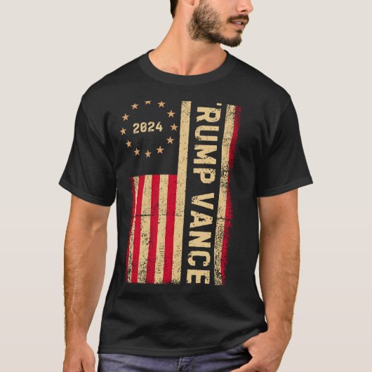Trump Vance 2024 jd vance T-shirt (Voorkant)