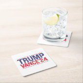 Trump Vance 2024 Kartonnen Onderzetters (Insitu)