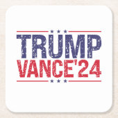 Trump Vance 2024 Kartonnen Onderzetters (Voorkant)