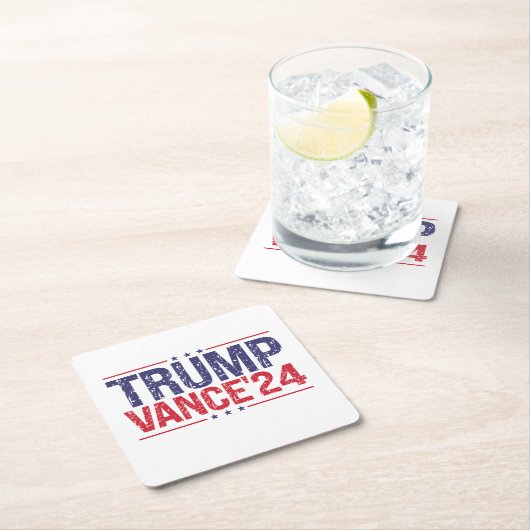 Trump Vance 2024 Kartonnen Onderzetters (Insitu)