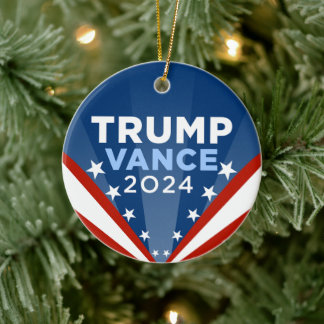 Trump Vance 2024 Keramisch Ornament