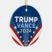 Trump Vance 2024 Keramisch Ornament (Rechts)