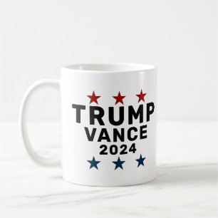 Trump Vance 2024 Klassieke ster Koffiemok