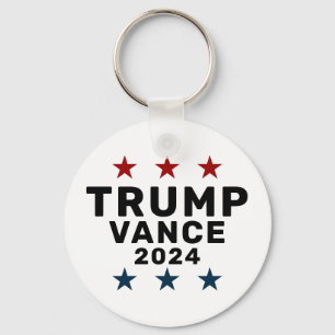Trump Vance 2024 Klassieke ster Sleutelhanger