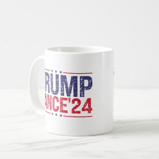 Trump Vance 2024 Koffiemok (Voorkant links)