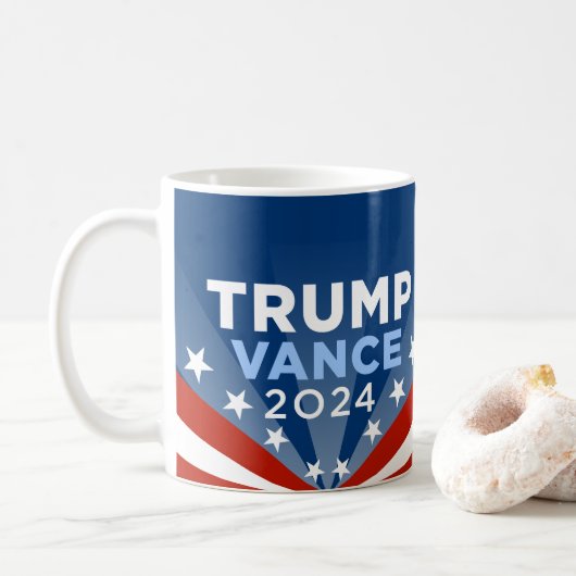 Trump Vance 2024 Koffiemok (Met donut)