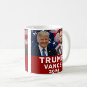 Trump Vance 2024 Koffiemok (Voorkant rechts)