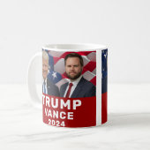 Trump Vance 2024 Koffiemok (Voorkant links)