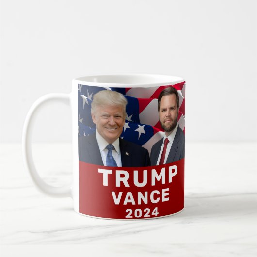Trump Vance 2024 Koffiemok (Links)
