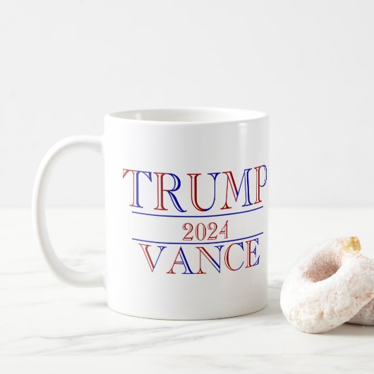 Trump Vance 2024 Koffiemok (Met donut)