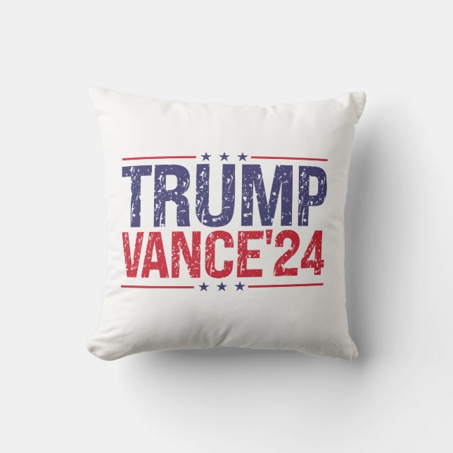 Trump Vance 2024 Kussen (Voorkant)