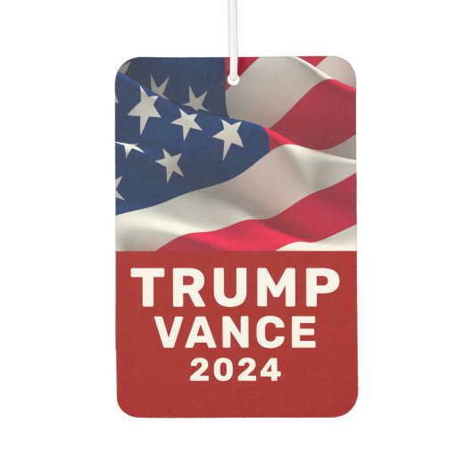 Trump Vance 2024 Luchtverfrisser (Voorkant)
