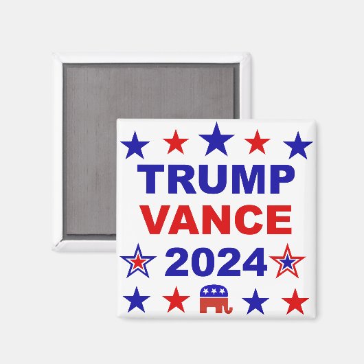Trump Vance 2024 Magneet (Voorkant / Achterkant)