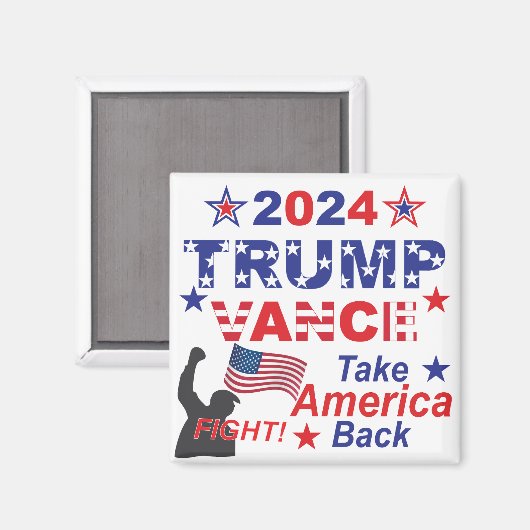 TRUMP VANCE 2024 MAGNEET (Voorkant / Achterkant)