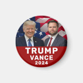 Trump Vance 2024 Magneet (Voorkant)