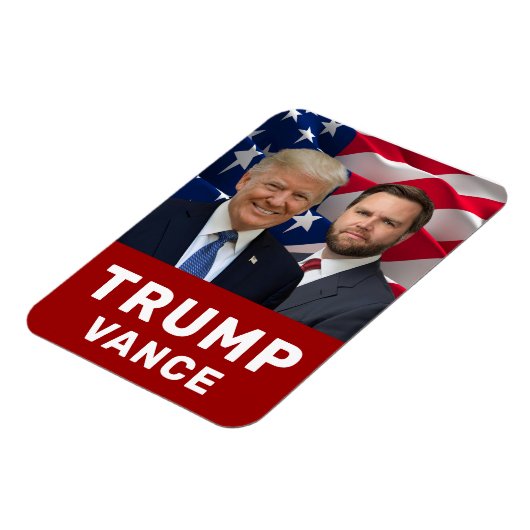 Trump Vance 2024 Magneet (Linkerzijde)