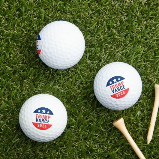 Trump Vance 2024 maken Amerika weer groot Golfballen (Insitu Gras)