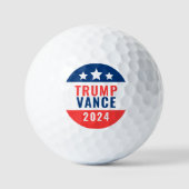 Trump Vance 2024 maken Amerika weer groot Golfballen (Voorkant)