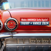 Trump Vance 2024 maken Amerika weer VEILIG Bumpersticker