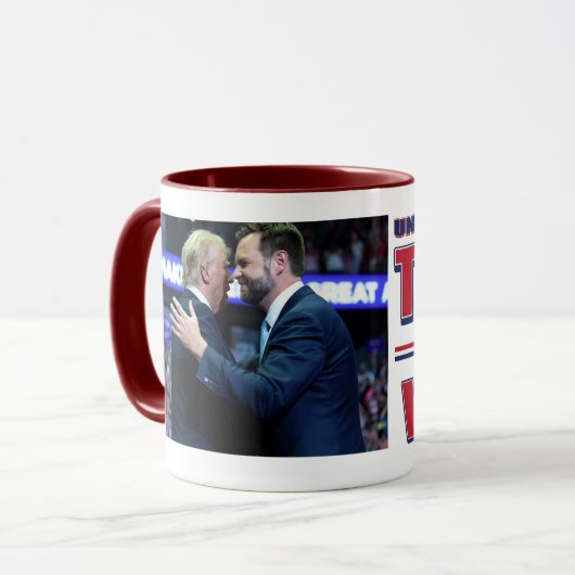 Trump Vance 2024 Mok (Voorkant links)