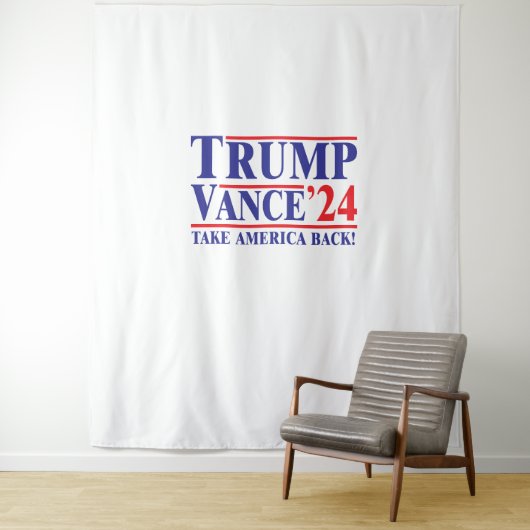 Trump Vance 2024 - Neem Amerika terug Wandkleed (In situ)