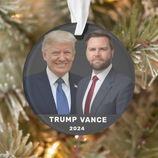 Trump Vance 2024 Ornament (Boom)