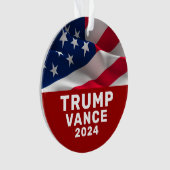 Trump Vance 2024 Ornament (voorkant)