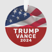 Trump Vance 2024 Ornament (voorkant)