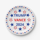 Trump, Vance 2024 Papier Bord (Voorkant)