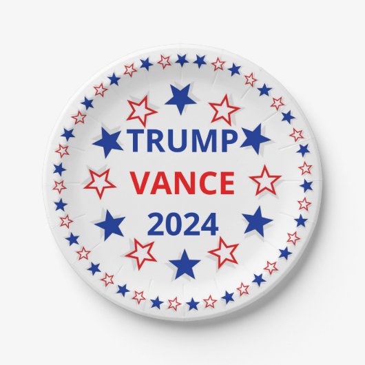 Trump, Vance 2024 Papier Bord (Voorkant)