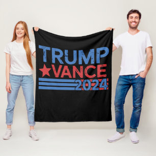 Trump Vance 2024 President 47 USA Oud Fleece Deken
