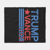 Trump Vance 2024 President 47 USA Oud Fleece Deken (Voorkant (Horizontaal))