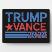 Trump Vance 2024 President 47 USA Oud Fotoplaat (voorkant)