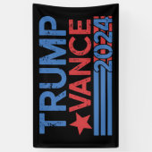 Trump Vance 2024 President 47 VS Vintage Spandoek (Verticaal)