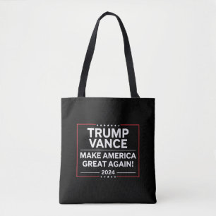 Trump Vance 2024 President JD Vance Vice MAGA Tote Bag