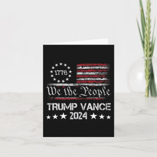 Trump Vance 2024 President Trump-aanhanger herkoze Kaart