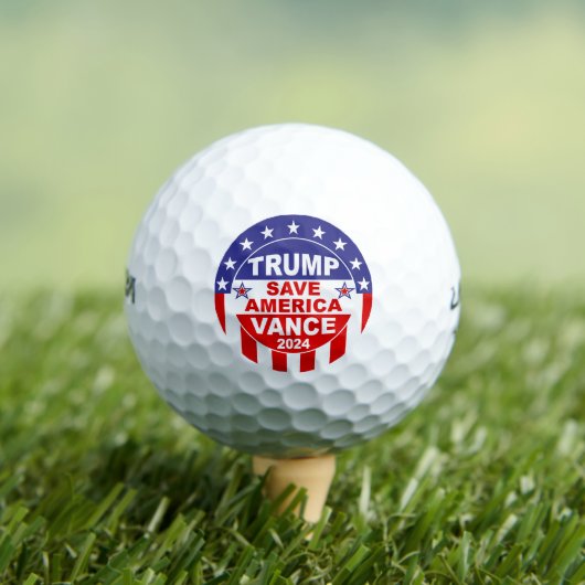 TRUMP VANCE 2024 - RED AMERIKA GOLFBALLEN (Insitu Shirt)
