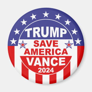 TRUMP VANCE 2024 - RED AMERIKA MAGNEET