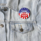 TRUMP VANCE 2024 - RED AMERIKA RONDE BUTTON 5,7 CM (In situ)