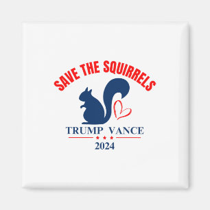 Trump Vance 2024: Red de eekhoorns Magneet