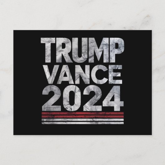 Trump Vance 2024 retro  Amerikaanse verkiezingen Briefkaart (Voorkant)